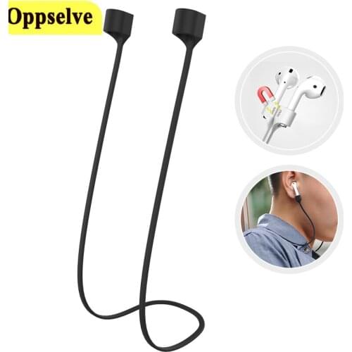 Flexible Magnetic Wire for Airpods Anti-pull Headphone String Anti-break Earphone Cable Lanyard Soft Neck Strap Loop String Rope