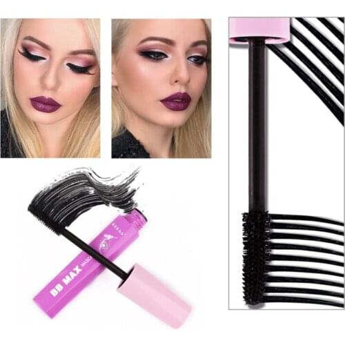 Makeup Volume Mascara With Collagen Cosmetic Extension Long Curling Waterproof Eyelash Black SC30