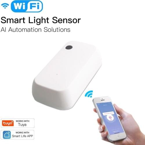 Mini Wifi Graffiti Smart Light Sensor APP Setting Detector Remote Door and Window Alarm System Smart Home Real-time Detection