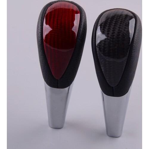 New Black/Red Car Gear Stick Shift Knob Shifter Head Cap Fit For Toyota Hiace RAV4 Highlander Venza Automatic Transmissions