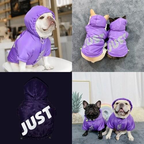 Reflective Dog Coat Jacket Winter French Bulldog Clothes Pug Clothing Poodle Schnauzer Outfit Dropshipping Frenchie Dog Costumes