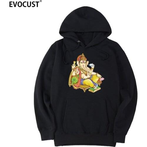 Ganesha kubera story lord ganesh men Hoodies Sweatshirts women unisex Combed Cotton