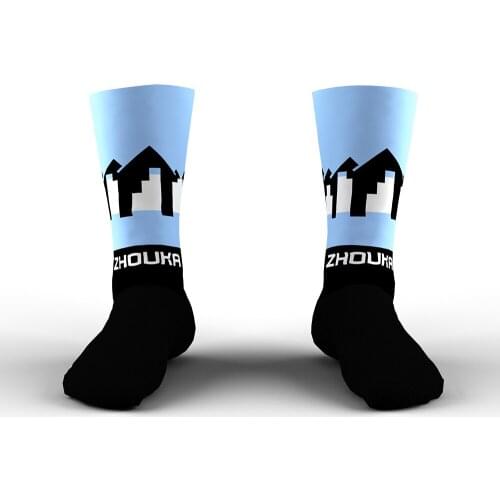 Zhouka Professional Outdoor Athletic Socks Comfortable And Breathable Unisex Cycling Socks