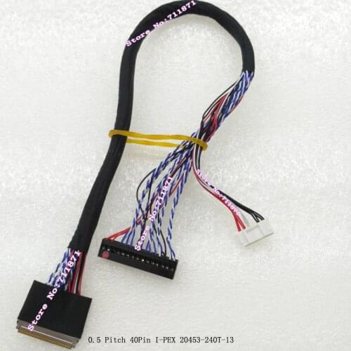 ​0.5 Pitch 40 Pin I-PEX 20453-240T-13 LVDS 2ch 8bit G156HCE-L01 Screen Cable IPEX 20453 240T LVDS G156HCE L01 Screen Line wire