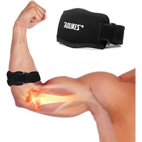 1PCS Elbow Brace for Tendonitis with Compression Pad,Prevent Golfers,Hyper Extension,Fishing,Weightlifting,Elbow Pain Relief