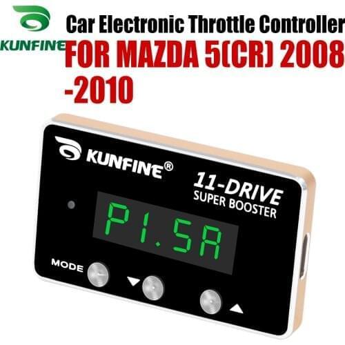 KUNFINE Car Electronic Throttle Controller Racing Accelerator Potent Booster For MAZDA 5(CR) 2008-2010 Tuning Parts