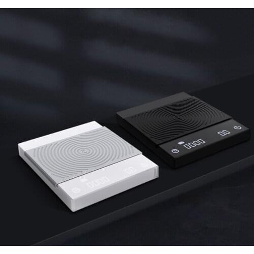 Household USB charging kitchen accessories Italian hand brewed coffee electronic smart scale portable weighing timing tools