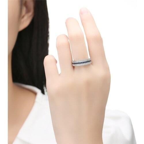 Exquisite Luxury Ring Inlaid Zircon Glamour Valentines Day Gift Women Fashion Party Creative Jewelry Wholesale