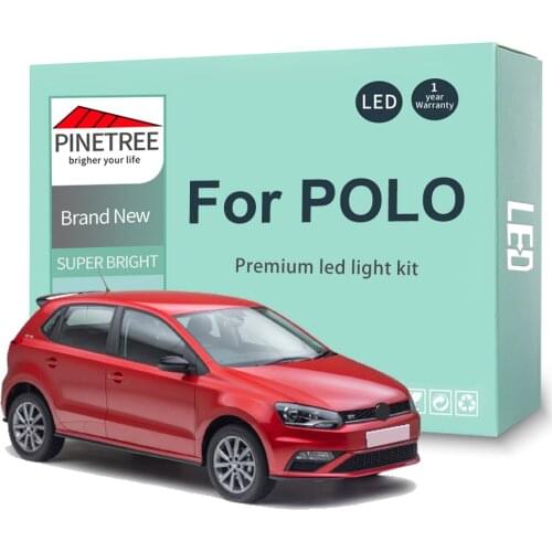 Led Interior Light Kit For VW For POLO 6R 6C 9N 9N3 6N 6N1 6N2 1994-2017 Dome Map Reading Trunk Light Canbus No Error