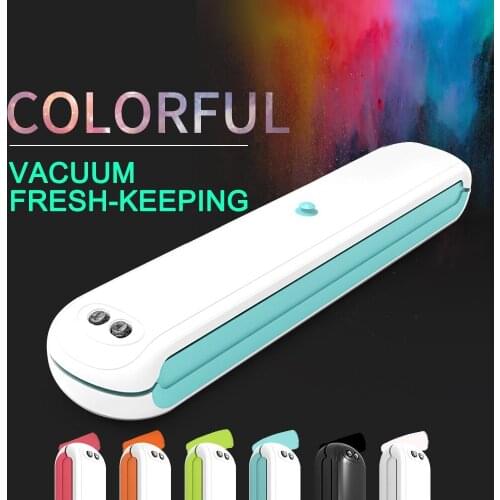 Colorful Vacuum Sealer Fresh Keeping Packaging Machine Kitchen Storage Helper Eletric Nuts Dampproof Tools Kitchen Accessories