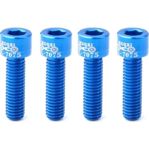 Handlebar Stem Screw Bicycle Aluminum Alloy Stem Screw Fixed M5x17mm New Useful High Quality