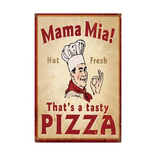 Lot style Choose Pizza Vintage Retro Art print Silk poster Home Wall Decor