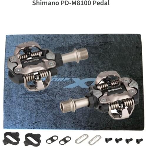 Shimano XT PD M8100 M8120 Self-Locking SPD Pedals MTB Components Using for Bicycle Racing Mountain Bike Parts