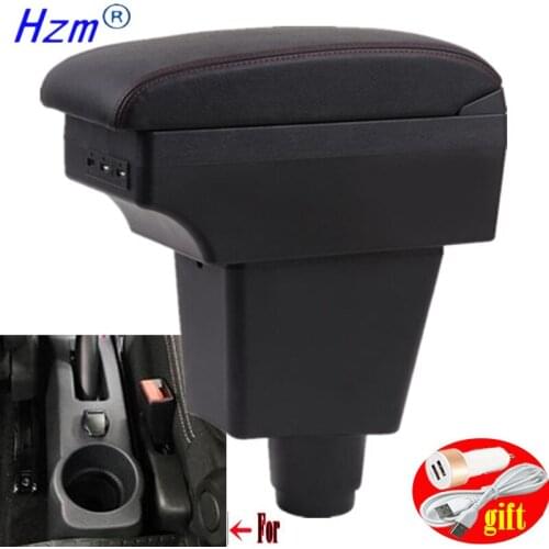 For Renault Logan Armrest For Renault Logan 2 Car Armrest box Interior special Retrofit Center Storage box USB interfac