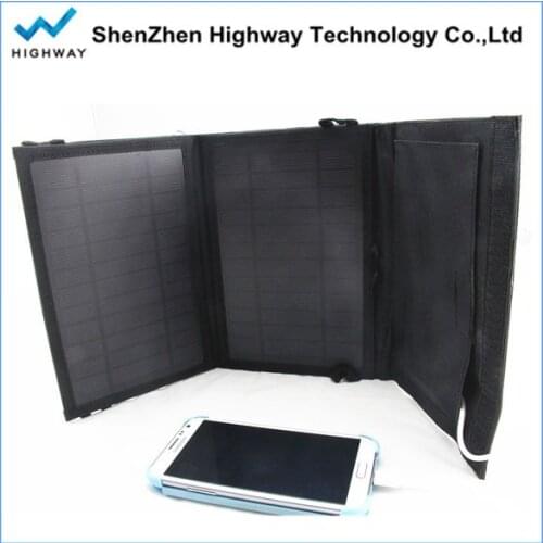 On Sale Foldable Solar Charger 7W 10.5W PowerGreen Solar Power Bank Mini Panel Solar Power Bag for Mobile Phone