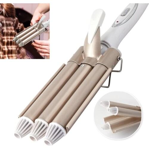 Curling Iron Ceramic Triple Barrel Hair Styler Hair Waver Styling Tools Hair Curler Electric Curling Hair Tools