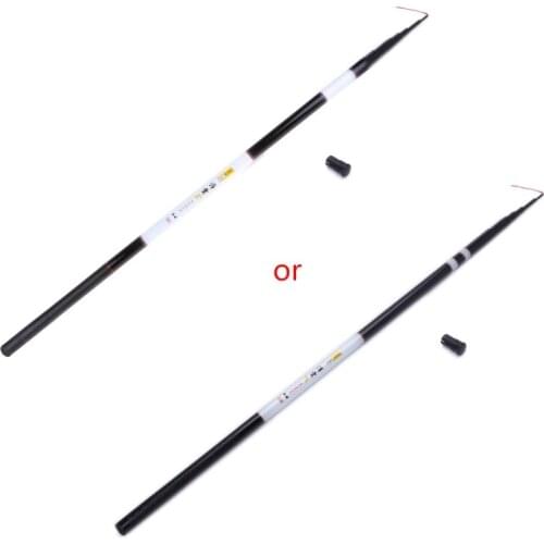 Fishing Rod 3.6-7.2m Fiberglass Ultra Light Telescopic Carp Outdoor Tackle X3UA