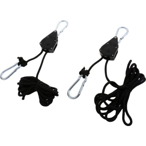 1 Pair Durable Heavy Duty Rope Rachet 150lbs Fits For Hanging Grow Lights