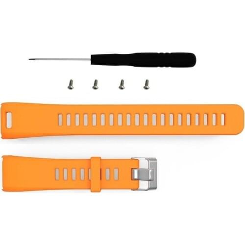 1000pcs/Lot By DHL for Garmin Vivosmart HR Replacement Wristband Strap 8 Colors Sports Silicone Wrist band Watchband + Tool