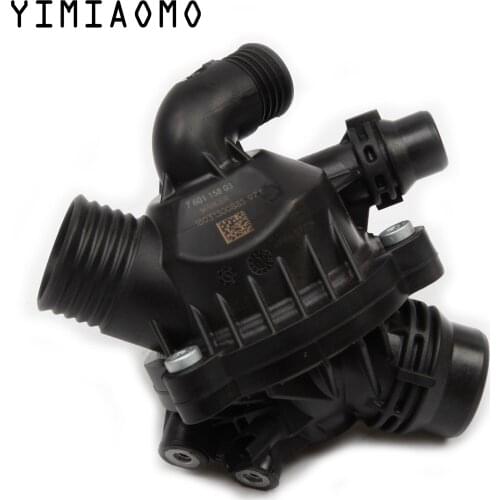 11 53 7 601 158 Coolant Thermostat Housing For BMW 335i 535i X3 X5 X6 xDrive 40i 3.0L L6 306 hp E90 E92 TM21103 410766103D0