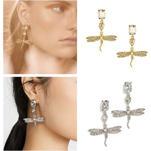 2020 Amybaby Designer High Quality Womens Luxury dragonfly Stud Earring Jewelry For Party