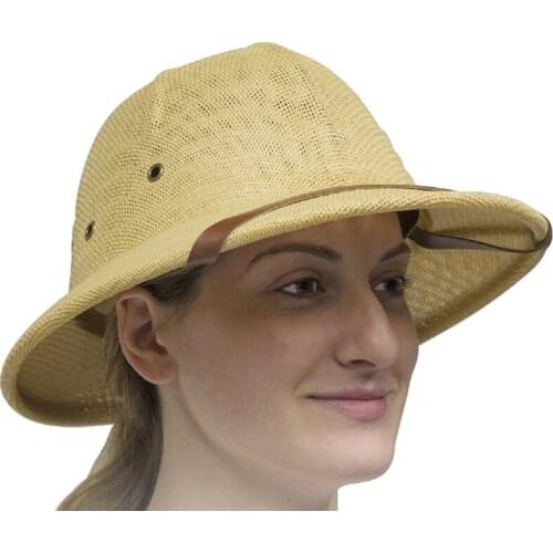 A188 Adult Summer Equestrian Hat Viet Nam Helmet Hat Helmet Sun-resistant Outdoor Sunshade Straw Hat Male Army Sun Hats