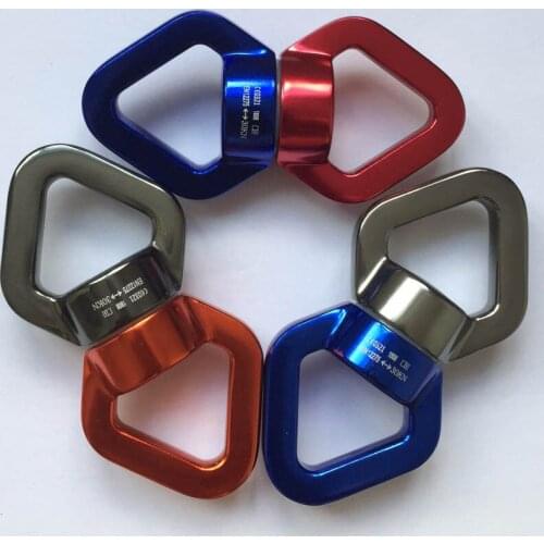 Working aloft Rock climbing Accessories Aerial yoga 360 degree rotary ring 30KN Spinner Rope rotation Connector