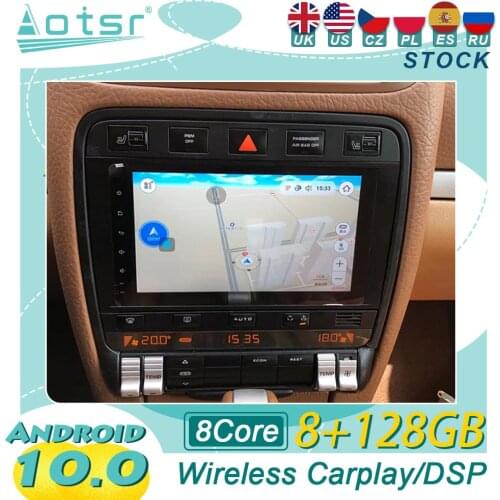 For Porsche Cayenne 2002-2010 Android10 Car GPS Navigation Radio Screen Multimedia Fast boot HD Screen WIFI BT