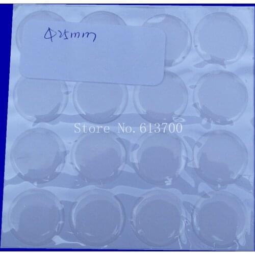Free Shipping 1000 pcs/lot 25 mm 3D Clear Round Resin Epoxy Sticker For DIY Jewelry Findings Crafts