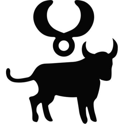 CS-10480# Taurus Zodiac Sign Vinyl Decal Car Sticker Waterproof Auto Decors on Truck Bumper Rear Window