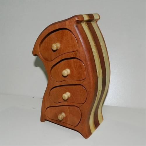 Gunpazar Handmade Wood Jewelry Box