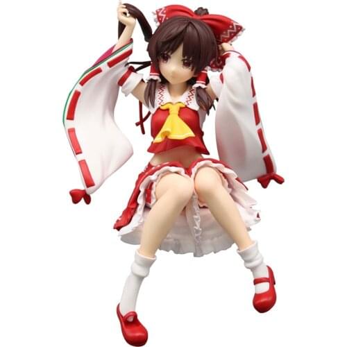 Pre-Sale Touhou Project Hakurei Reimu Instant Noodle Press Cute Cartoon Character Model Doll Anime Figures Collections Model Toy