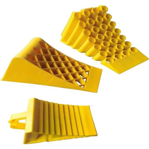 Wheel Chocks Non Slip Base Suitable For Most Tyre Sizes Ideal Stabilize For RV Trailer Without Rope Helps Keep Your Car In Place