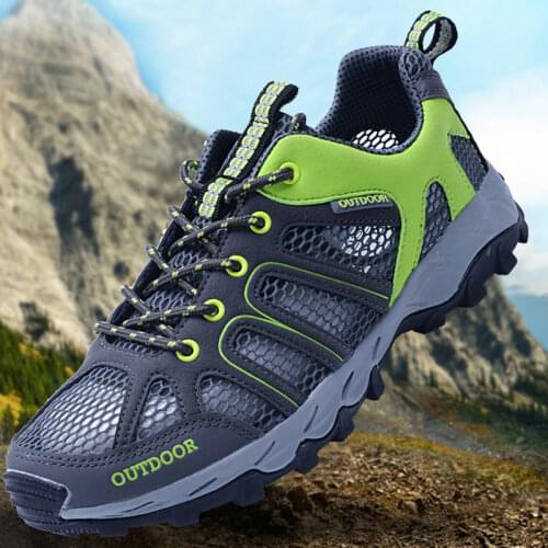 Trekking Hiking Shoes Men Climbing Outdoor Shoes Breathable Damping Durable Sport Water Shoes Women Tactical Sneakers Non Slip