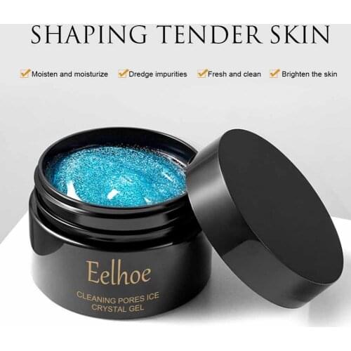 Hot Sell Ice Crystal Facial Cleansing Deep Cleans Pores Absorbs Dirt Balance Oils Pores Repair Moisturizing Face Cleanser New