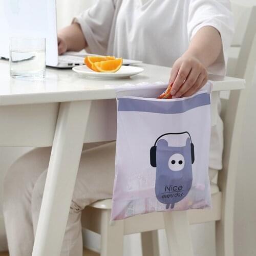 15pcs Cute Car Trash Bags Self-Adhesive Disposable Garbage Storage Bag Hanging Cleaning Bags For Auto Vehicle Office Kitchen