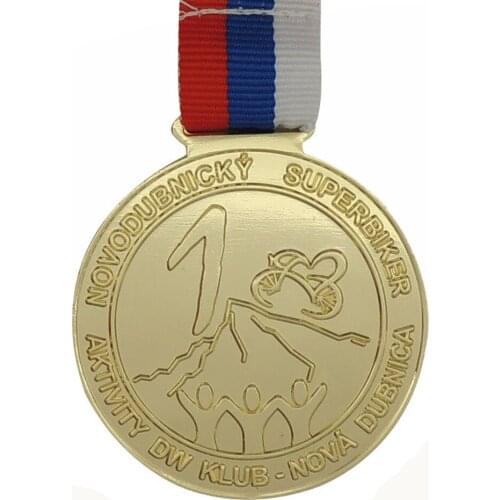 Custom gold silver and bronze medals new sports medal