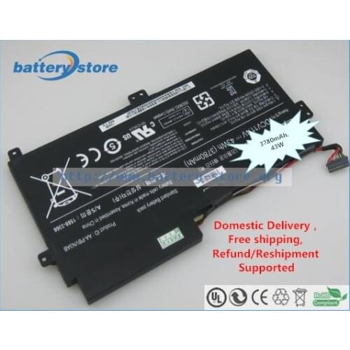 Genuine laptop batteries for SAMSUNG NP370R5E-A05UK NP370R5E-S03ES NP370R5E-A04FR NP370R5E-A01 NP370R5E-S04 3780mAh, 43W