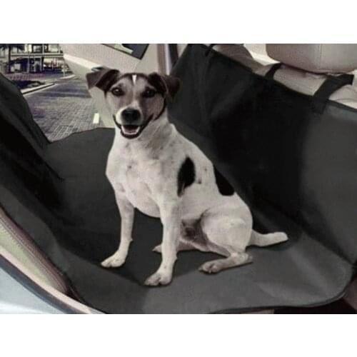 Pet Car Back Seat Cover-Black (Carry Bag Gift)