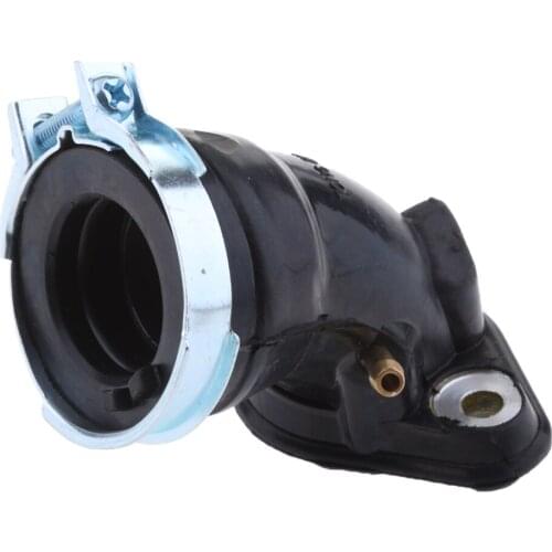 Rubber Carburetor Carb Inlet Intake Boot Manifold for Yamaha Jog 100 (Black)