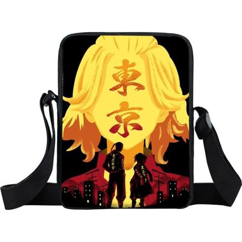 Anime Tokyo Revengers Mini Messenger Bag Ladies Handbags Huayuan Wudao Shoulder Bag Women For Teenagers Portable Schoolbags Gift