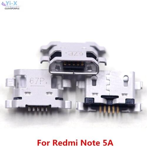 20pcs Charger Micro USB Charging Port Dock jack Connector Socket for Xiaomi Redmi Note 5A /prime/ Redmi Y1 lite prime