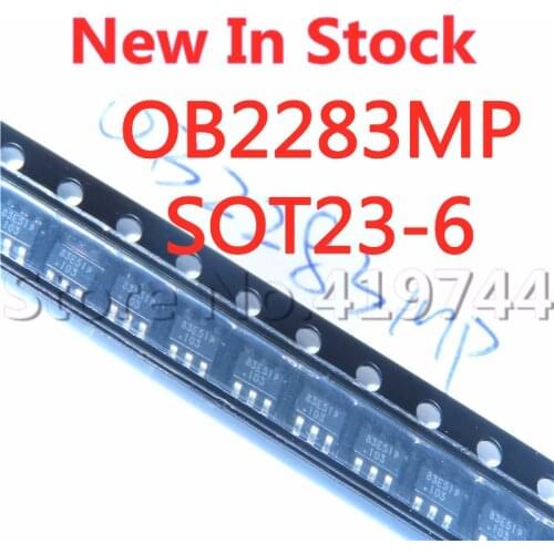 10PCS/LOT Quality 100% OB2283MP OB2283 SOT23-6 (83 screen printing) SMD LCD power chip In Stock New Original