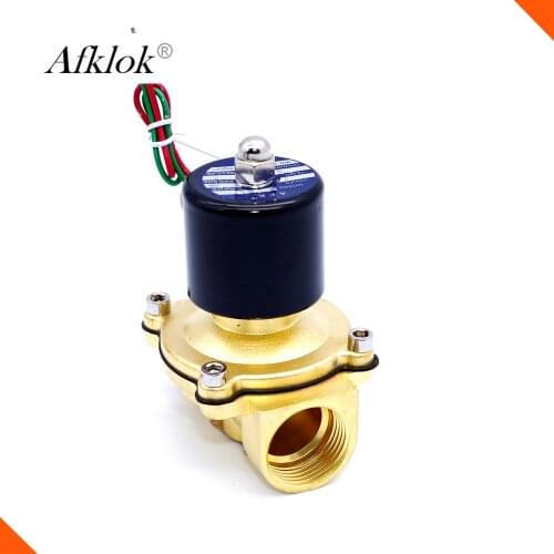 2/2Way NBR Diaphragm Normally close BSP NPT thread solenoid valve 220v 1" water