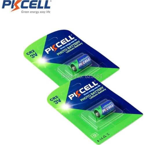 3Pcs 3Cards CR2 CR15H270 3V 850mAh single use Li-MnO2 Battery in 1pc/card packing