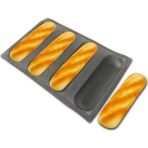 4 Waves Baking Pan Cake Toast Mold Tool Nonstick Perforated Tray Baking Utensil Hot Dog Cooking Bakers Fiberglass