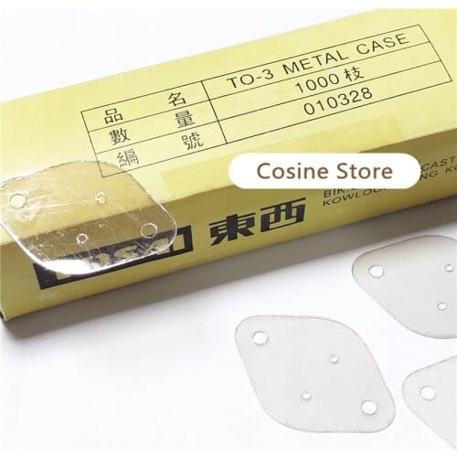 50pcs/200pcs TOSAI Mica Insulating Gasket TO-3 Mica Sheet Insulating Sheet 42*29*0.12mm