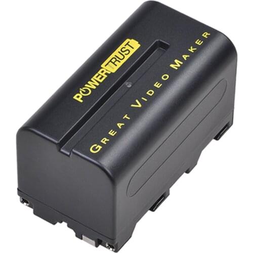 PowerTrust 5600mAh NP-F770 NP-F750 LED Video Light Battery for Yongnuo Godex GVM Aputure SUPON LED Video Light LED Panel etc