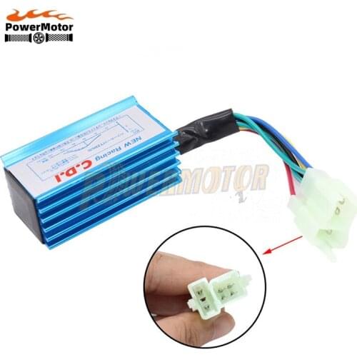 6 Pin High Performance Racing CDI Box Ignition Coil 50cc-150cc Scooters ATVs Go Karts Engine Vehicles 4-Stroke ATV Dirt Pit Bike