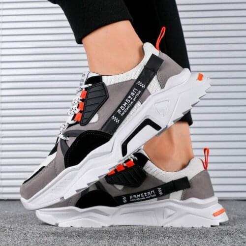 Mens Running Shoes Breathable casual youth trend shoes student shoes breathable shoes mesh sports shoes